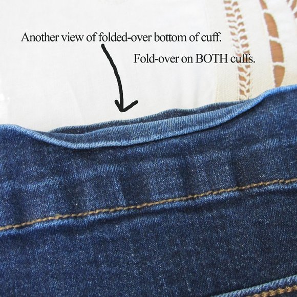 Love & Legend Straight-Leg Mid/High-Rise Dark Blue Jeans Size 20 *issues* - Picture 11 of 11